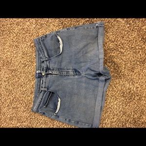 Vintage Light Wash Jean Shorts